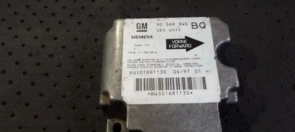 Opel Vectra B Airbag control unit/module 90569340BQ 5WK4175