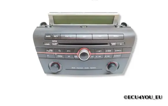 Mazda 3 I Radio/CD/DVD/GPS head unit BP4S79EG0 14794522