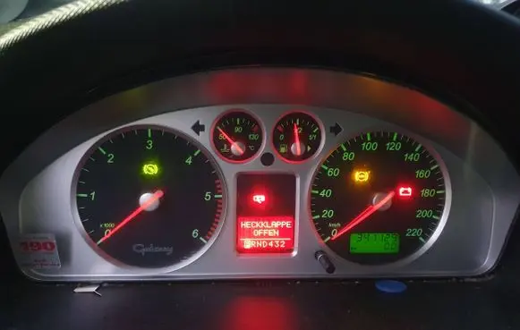 Ford Galaxy Speedometer (instrument cluster) 7M5920820K YM2110849ASC 1406020259