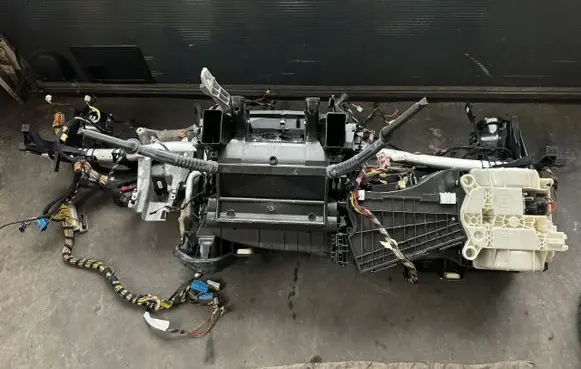 Interior heater climate box assembly