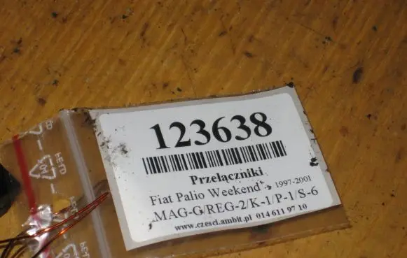 Fiat Palio Other switches/knobs/shifts