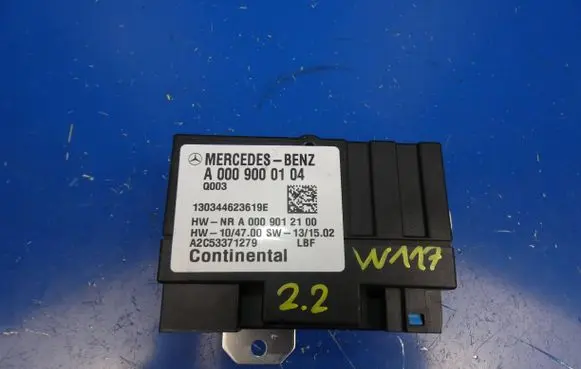 Mercedes-Benz CLA C117 X117 W117 Fuel injection pump control unit/module A0009000104 A0009012100 130344623619E