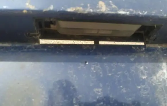 Toyota Yaris Number plate light
