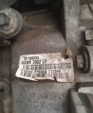 Volvo S80 Manual 6 speed gearbox 71S66R7F097AB A1S18CD3F