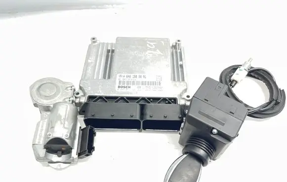 Mercedes-Benz CLK A209 C209 Engine ECU kit and lock set A6461505091 2095453308