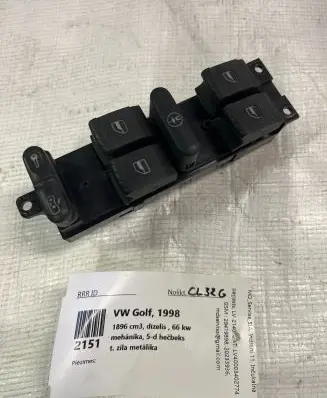 Volkswagen Golf IV Electric window control switch 1J4959857 F005S00011