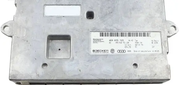 Audi A6 S6 C6 4F MMI control unit 4E0035729 4F0910731