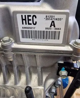 Chevrolet Spark Engine B12D1