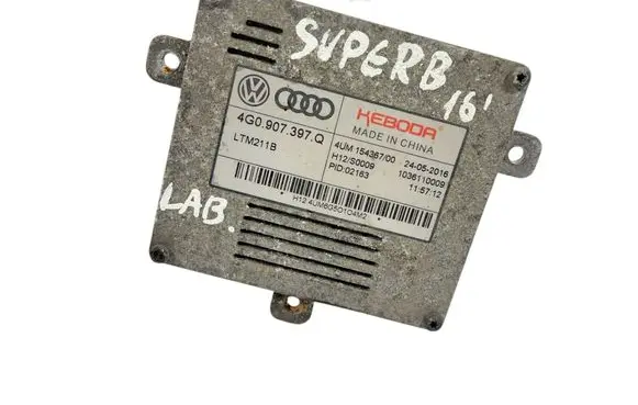 Skoda Superb B8 (3V) Xenon control unit/module 4G0907397Q LTM211B