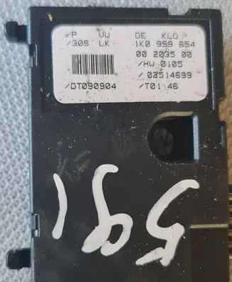 Volkswagen PASSAT B7 Steering angle sensor 1K0959654 00203500 02514699