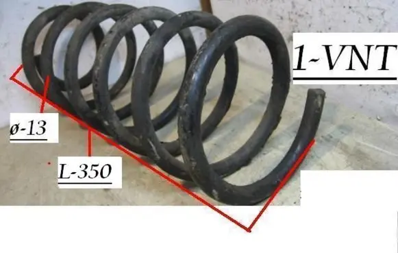 Volkswagen Caddy Front coil spring W42783