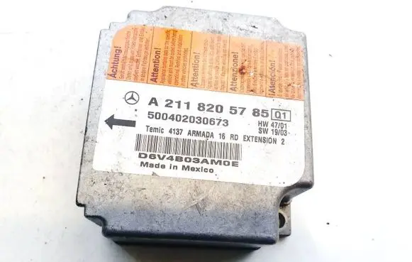 Mercedes-Benz E W211 Airbag control unit/module a2118205785 500402030673
