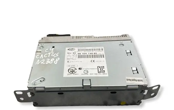 Citroen C4 Cactus Radio/CD/DVD/GPS head unit 9810474980 201670125 041307500