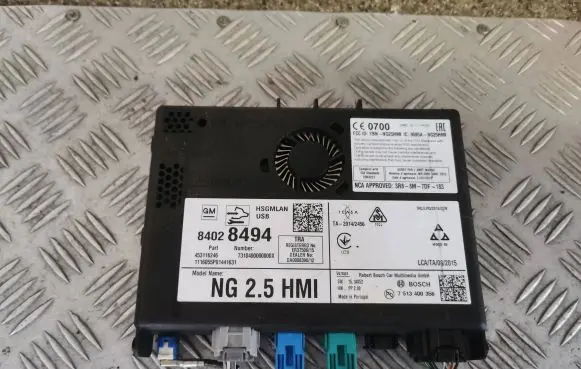 Opel Astra K GPS navigation control unit/module 84028494