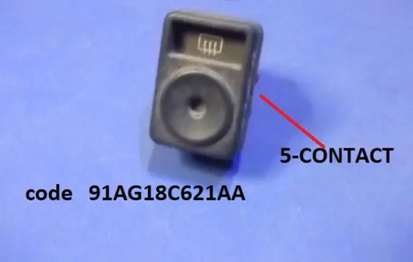 Ford Sierra Windscreen/window heater switch 91AG18C621AA