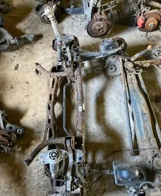Rear axle beam
