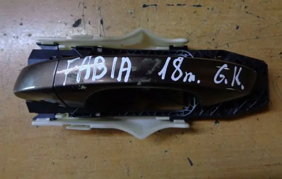 Skoda Fabia Mk3 (NJ) Rear door exterior handle 5N0839885H 5E0837349A