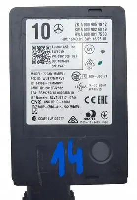 Mercedes-Benz E AMG W213 Distronic sensor radar A0009051812