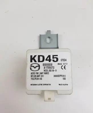 Mazda 6 Keyless (KESSY) go control unit/module KD45675D4 X1T55072
