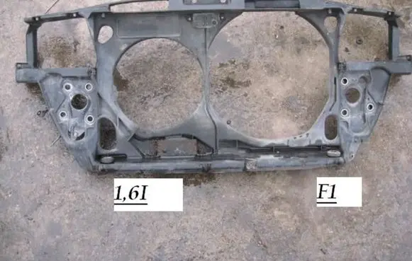 Audi A4 S4 B5 8D Radiator support slam panel