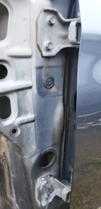 Front door hinge set