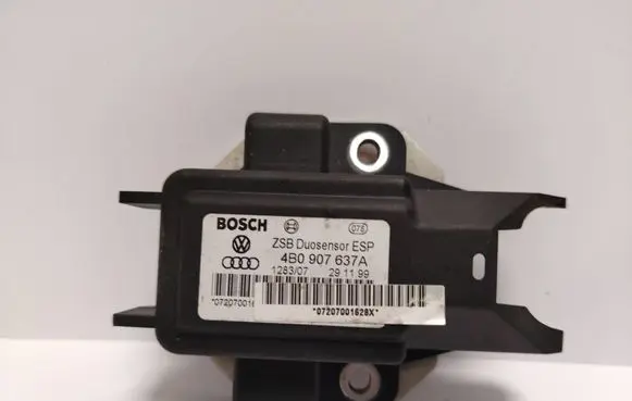 Audi A6 S6 C5 4B ESP acceleration yaw rate sensor 4B0907637A 07207001628X 07207001