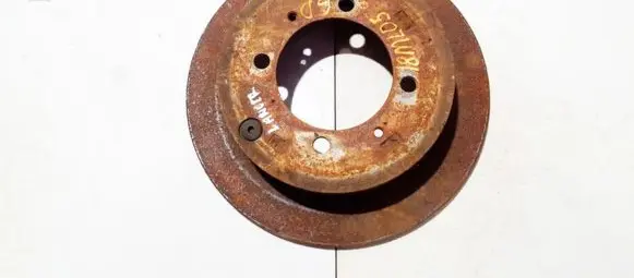 Mitsubishi Lancer Rear brake disc neventiliuojamas