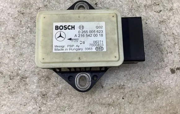 Mercedes-Benz E W211 ESP acceleration yaw rate sensor 0265005623 A2165420018