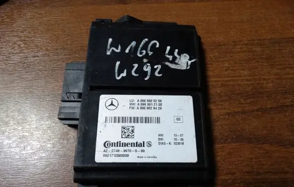 Mercedes-Benz GLE (W166 - C292) Trunk lid opening control unit A0009005209