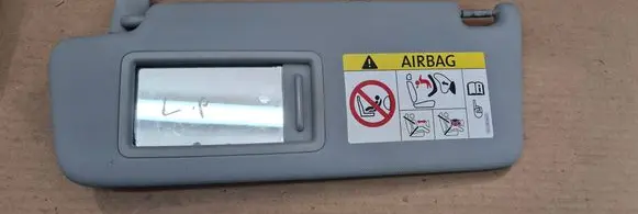 Audi A4 S4 B9 Sun visor 8V5857551 SZAROTYTANOWY