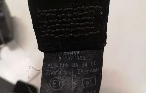 BMW 3 E46 Front seatbelt 8207956 566243400