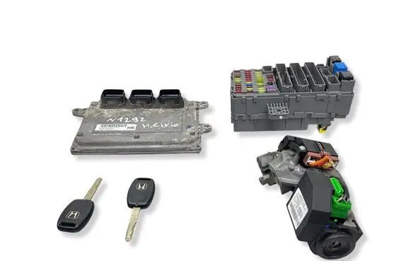 Honda Civic Engine ECU kit and lock set 37820RSAG12 5X26580021