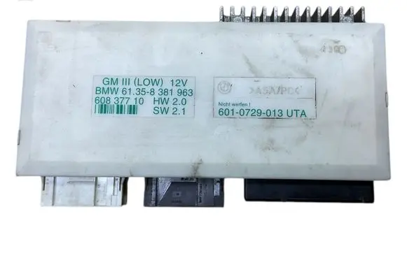 BMW 5 E39 Comfort/convenience module 6010729013UTA 60837710