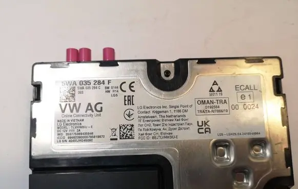 Volkswagen Golf VIII Other control units/modules 5WA035284F 5WA035284C