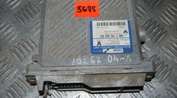 Volvo S40, V40 Engine control unit/module 7700868321