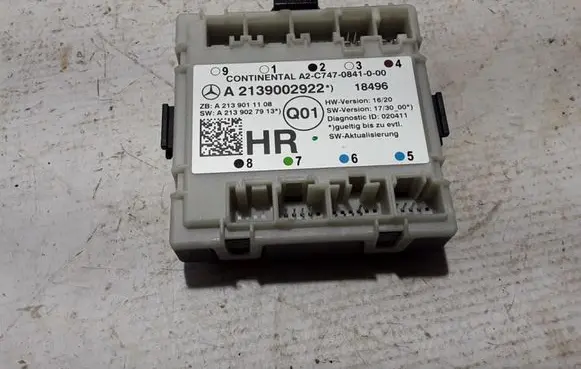 Mercedes-Benz E W213 Door control unit/module A2139002922