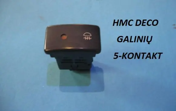 Fog light switch