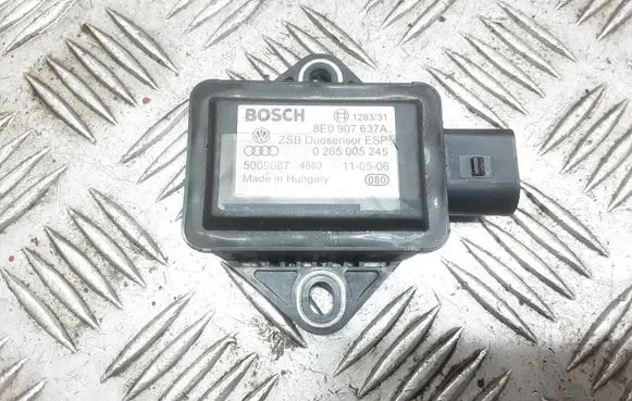 Skoda Superb B5 (3U) ESP acceleration yaw rate sensor 8E0907637A 0265005245
