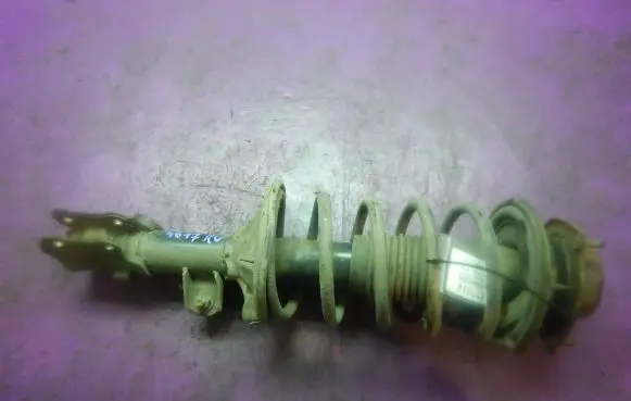 Front shock absorber with coil spring