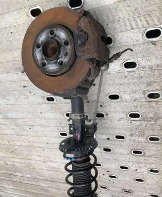 Volkswagen Fox Front shock absorber/damper 5Z0413031AB