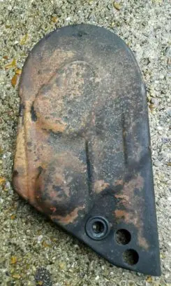 Volkswagen Golf I Timing belt guard (cover) 055109107B