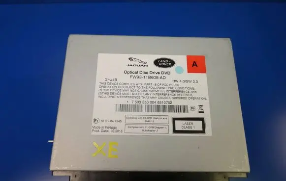 Jaguar XE GPS navigation control unit/module FW93-11B608-AD 750335000 6510752