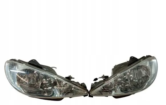 Peugeot 206 Headlights/headlamps set 9628666880