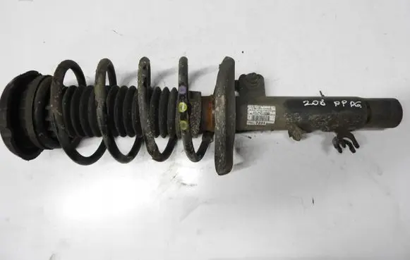 Peugeot 208 Front shock absorber with coil spring 54623efrwer234
