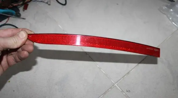 Rear tail light reflector
