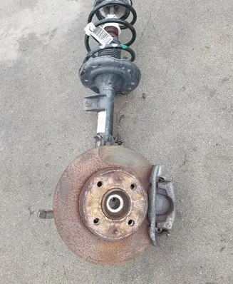Fiat 500 Front shock absorber with coil spring 50709080 GP27428 3038