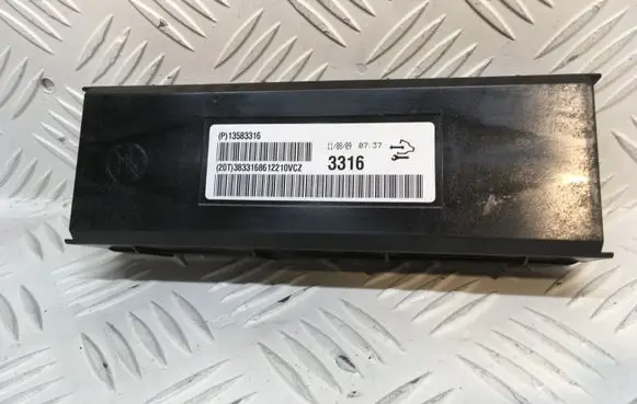 Opel Insignia A Air conditioning/heating control unit 13583316