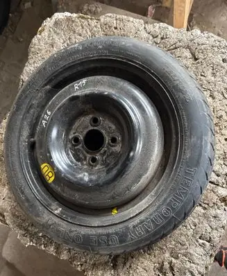 Toyota Yaris R15 spare wheel 