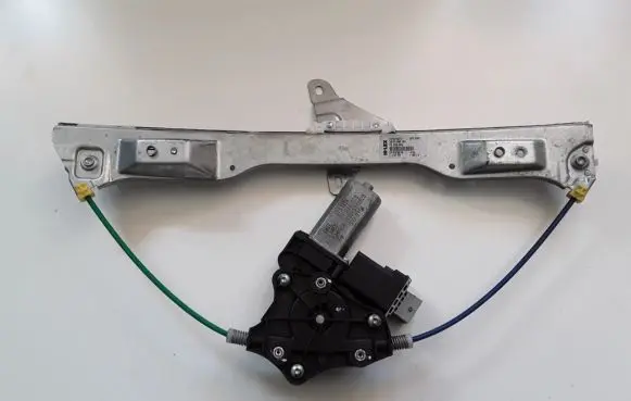 Opel Corsa E Front door window regulator with motor 39161985