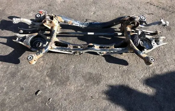 Rear axle beam